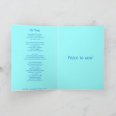 平和のメッセージ カード (内部)