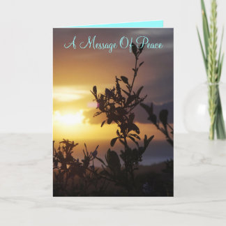 平和のメッセージ カード