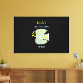 平和のモザイク鳩バルミツワーサインインボード キャンバスプリント (インサイチュ (リビング))