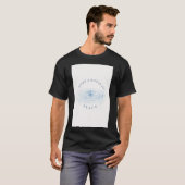 平和のリップルエフェクト Tシャツ (正面フル)