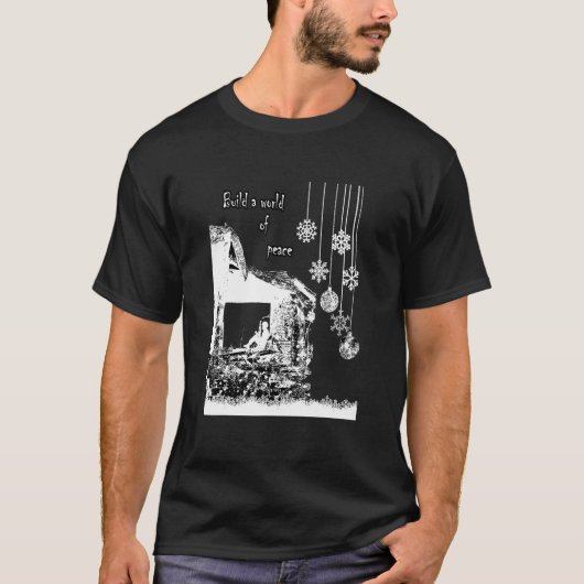平和の世界を築く Tシャツ (正面)