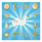 平和の世界 ポスター (正面)