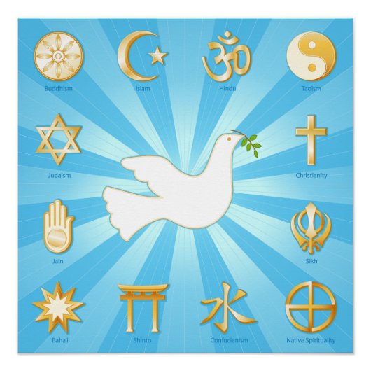 平和の世界 ポスター (正面)