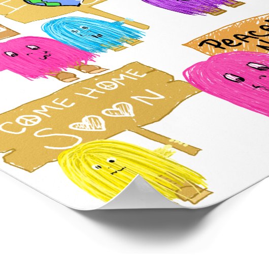 平和の人々 ポスター (角)