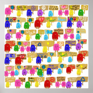 平和の人々 ポスター