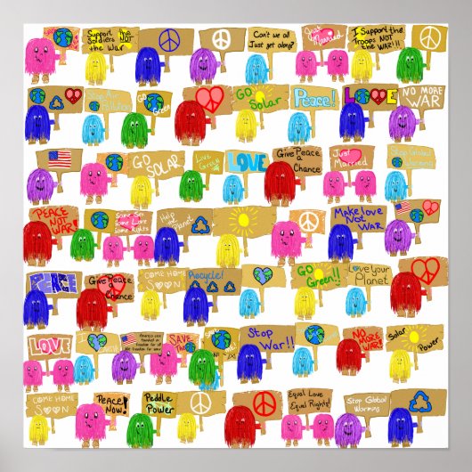 平和の人々 ポスター (正面)