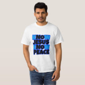 平和の人のシャツを知っているイエス Tシャツ (正面フル)