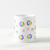 平和の任意シンボルや象徴 コーヒーマグカップ (中央)