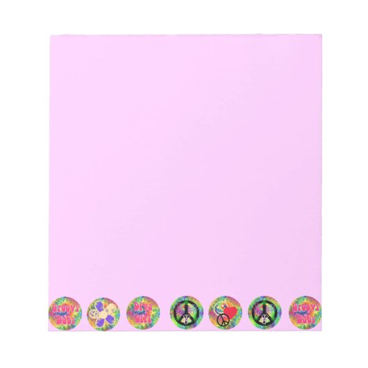 平和の兆候 ノートパッド (正面)