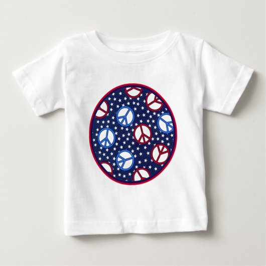 平和の兆候 ベビーTシャツ (正面)