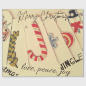 平和の喜びを愛する ラッピングペーパー (フラット)