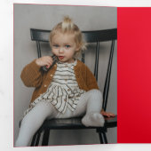 平和の喜びを愛する |写真の追加 三つ折りクリスマスカード (内部最初)