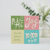 平和の喜びxxxクリスマス カード (スタンド正面)