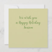 平和の喜びxxxクリスマス カード (裏面)