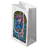 平和の地球に浮かぶラファエリート前の小さな抱き枕 スモールペーパーバッグ (正面アングル)