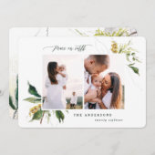 平和の地球フローラエレガント2枚写真 シーズンカード (正面/裏面)