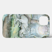平和の場所 ユニコーン ファンタジーアート Case-Mate iPhoneケース (裏面 (横))