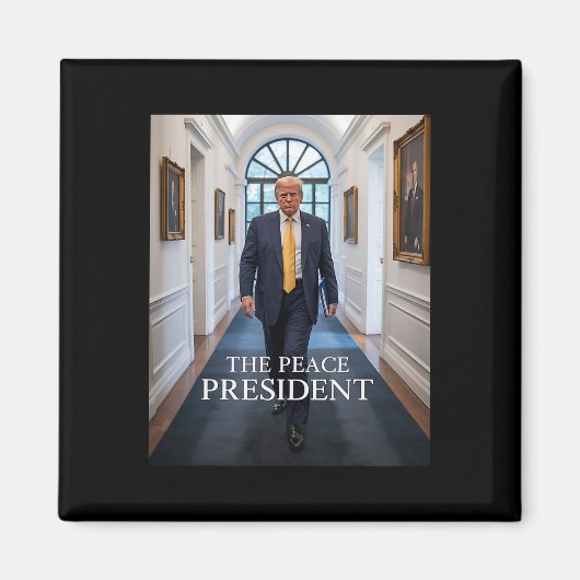 平和の大統領 トランプ 平和の大統領 _1 マグネット (正面)