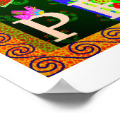 平和の天使グアダルーペの私たちの女性のポスター ポスター (角)