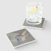 平和の天使(Walter Crane著) ストーンコースター (横)