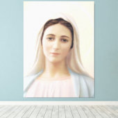 平和の女神、メジュゴリエ、平和の女王 キャンバスプリント (インサイチュ (ウッドフロア))