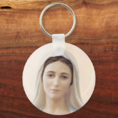 平和の女神、メジュゴリエ、平和の女王 キーホルダー (正面)