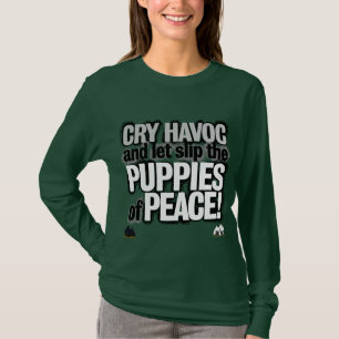平和の子犬! Tシャツ