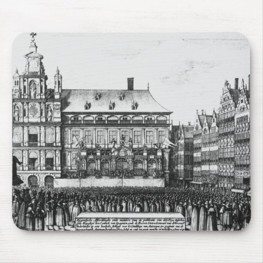 平和の布告 マウスパッド (正面)