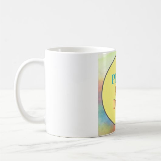 平和の希望と愛 コーヒーマグカップ (左)