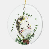 平和の希望ジョイ仮面ゼブラ セラミックオーナメント (左)