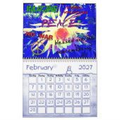 平和の年 カレンダー (2月 2027)