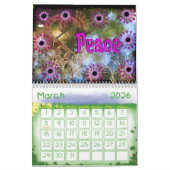 平和の年 カレンダー (3月 2026)