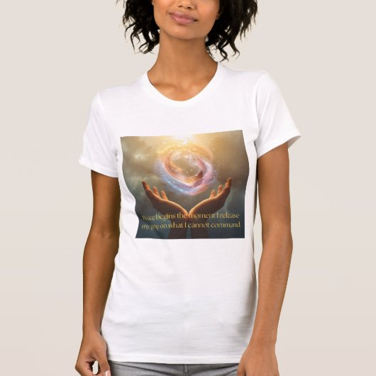 平和の引用Tシャツ Tシャツ (正面)