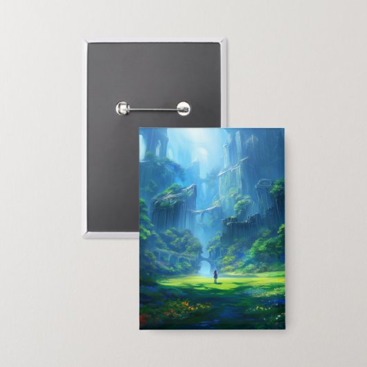 平和の息吹 缶バッジ (正面/裏面)