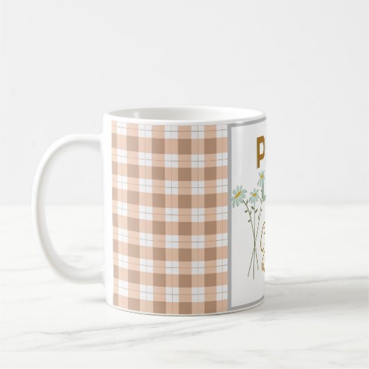 平和の愛とカントリーミュージック コーヒーマグカップ (左)