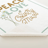 平和の愛とカントリーミュージック シェルパブランケット (3/4)