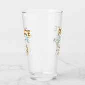 平和の愛とカントリーミュージック タンブラーグラス (左)