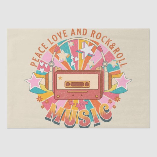 平和の愛とロック転が& 薄葉紙 (正面)