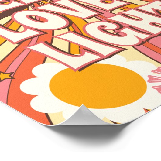 平和の愛と光 ポスター (角)