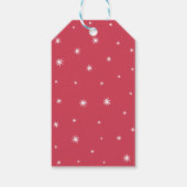 平和の愛と喜びのクリスマスオーナメント ギフトタグ (裏面)