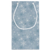 平和の愛と喜びのトイのトラックメリークリスマス スモールペーパーバッグ (裏面)