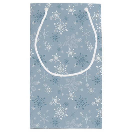 平和の愛と喜びのトイのトラックメリークリスマス スモールペーパーバッグ (裏面)