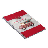 平和の愛と喜びのトイのトラックメリークリスマス ノートブック (右側)
