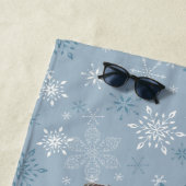 平和の愛と喜びのトイのトラックメリークリスマス ビーチタオル (インサイチュ)