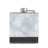 平和の愛と喜びのトイのトラックメリークリスマス フラスク (裏面)