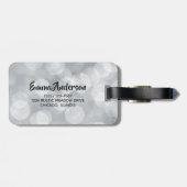 平和の愛と喜びのトイのトラックメリークリスマス ラゲッジタグ (裏面横)