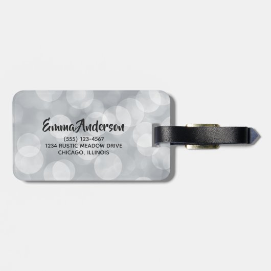 平和の愛と喜びのトイのトラックメリークリスマス ラゲッジタグ (裏面横)