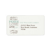 平和の愛と喜び ラベル (正面)