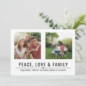 平和の愛と家族2枚の写真 シーズンカード (スタンド正面)