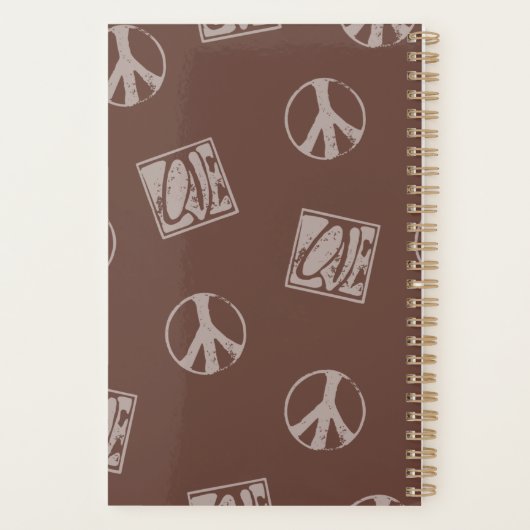 平和の愛と家父長制の破壊 プランナー手帳 (裏面)